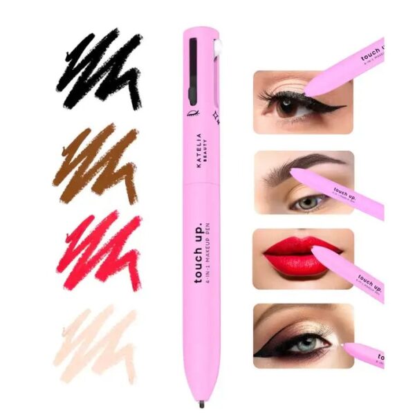 4-In-1 Makeup Pen: Concealer, Lip Liner, Eyeliner, Eyebrow Pencil - Image 2