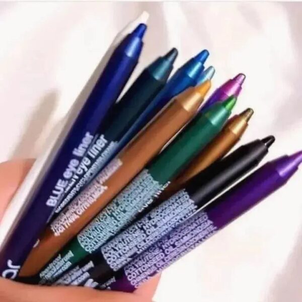 Flormar Colored Eyeliner Set Of 12 Pcs (Sharpable) - Image 2