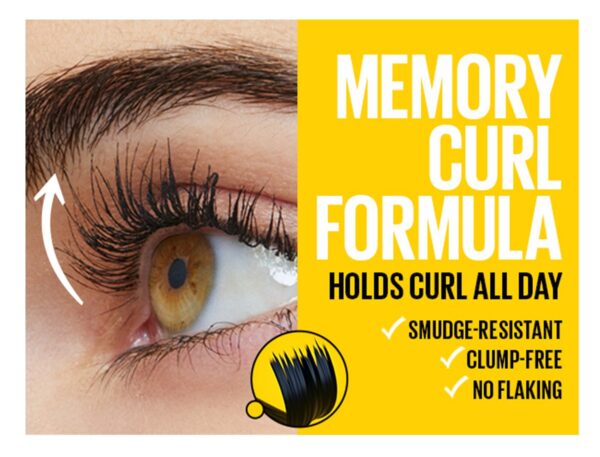 Maybelline Colossal Curl Bounce Mascara - Very Black - Image 3