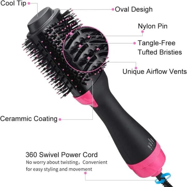 One Step Hot Air Brush (Dryer + Styler) - Image 3
